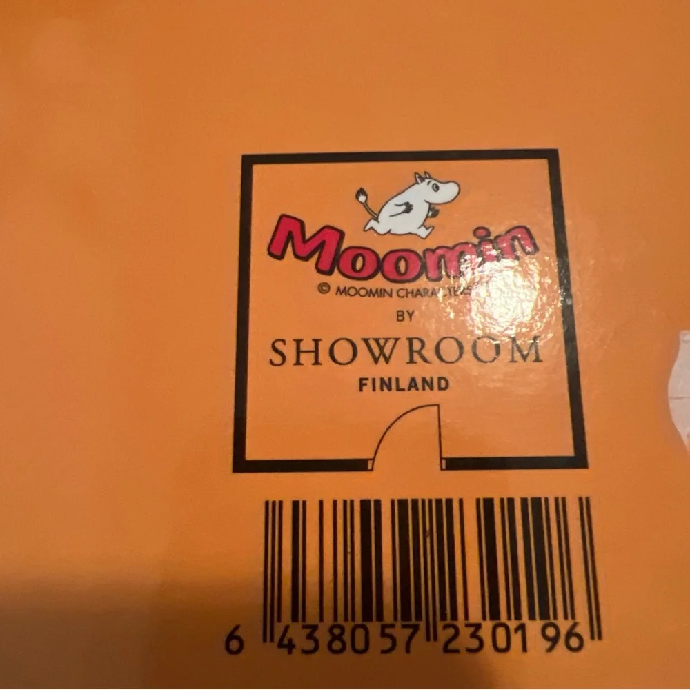 Vintage Moomin Lille My Blank Spiral Bound Notebook Hard Cover Yellow Finland